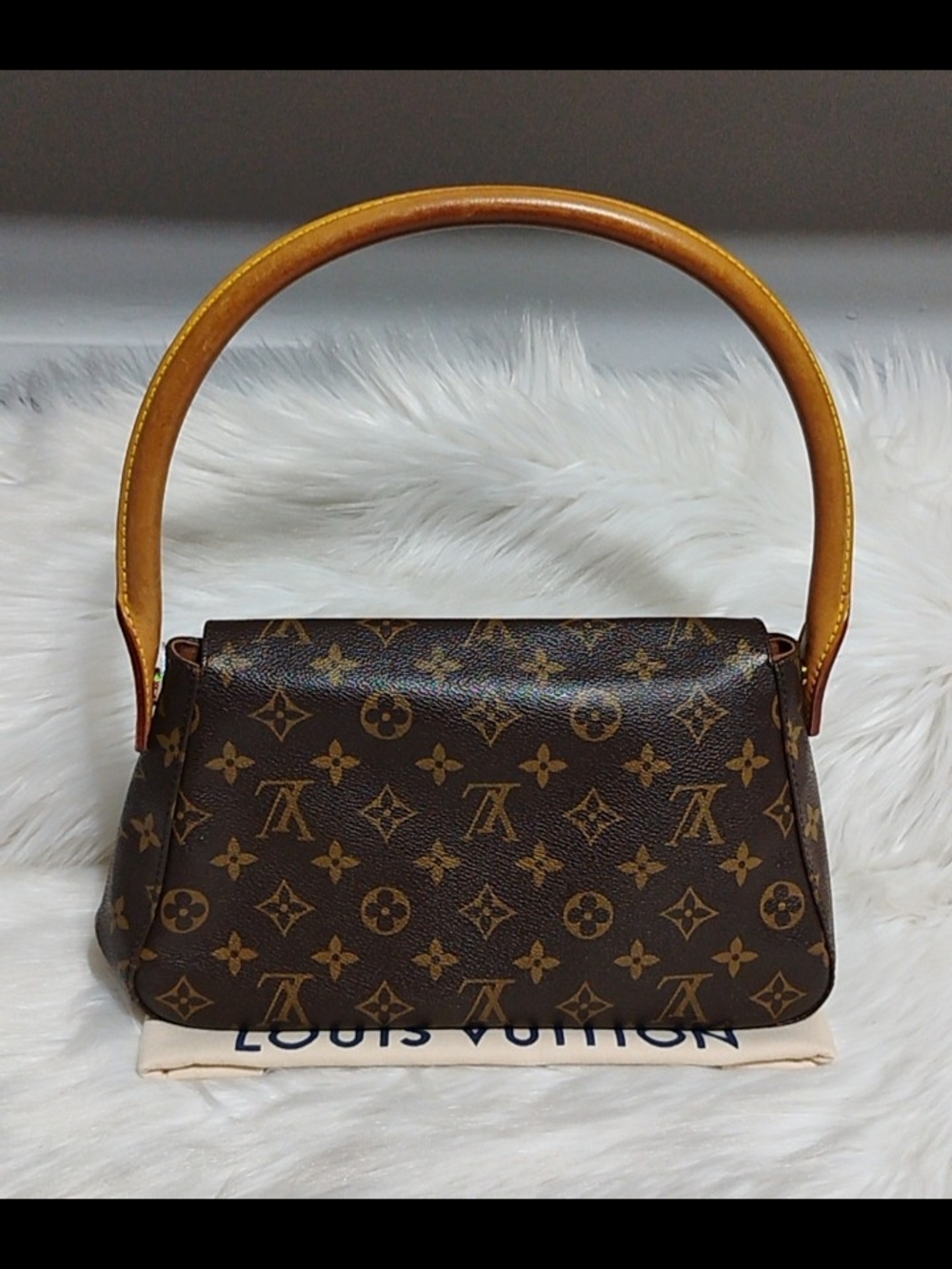 SALE! Louis Vuitton Monogram Mini Looping M541147 Shoulder Bag W/DB - Picture 3 of 15